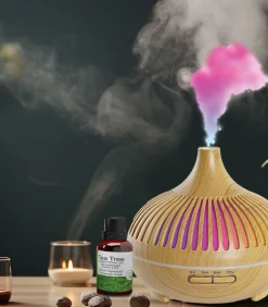 Clearance 7 kleur LED aromadiffusor - VK-stekker / EU-stekker Huisparfums