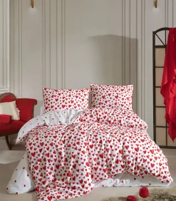 2 persoons beddengoed 200x200 cm+2 kussenslopen 65x65 cm in katoen Dekbedovertrekken