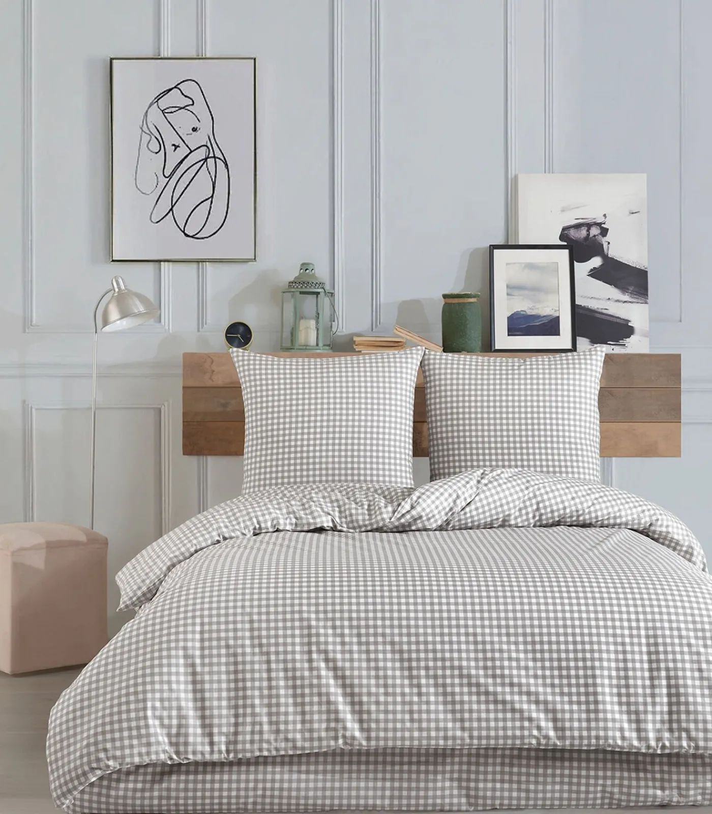 Hot 1 persoons beddengoed 140x200 cm+1 kussensloop 65x65 cm in katoen Dekbedovertrekken