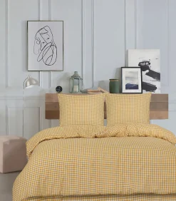 Sale 1 persoons beddengoed 140x200 cm+1 kussensloop 65x65 cm in katoen Dekbedovertrekken