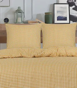 Sale 1 persoons beddengoed 140x200 cm+1 kussensloop 65x65 cm in katoen Dekbedovertrekken