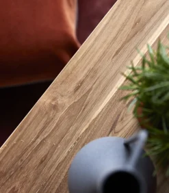 Clearance Adonis - Lage bijzettafel van massief gerecycled teakhout Tafels