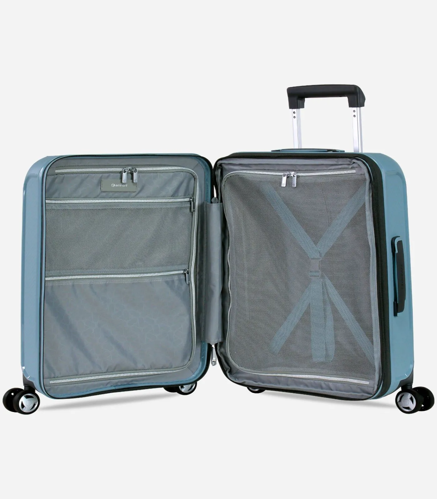 Sale Aegis Expandable Handbagage Koffer 4 Wielen Lichtblauw Trolleys