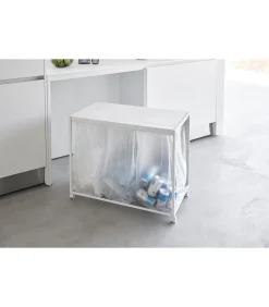 Sale Afvalscheidingsprullenbak met wielen - 3 comp - Tower - Wit Manden En Bakken