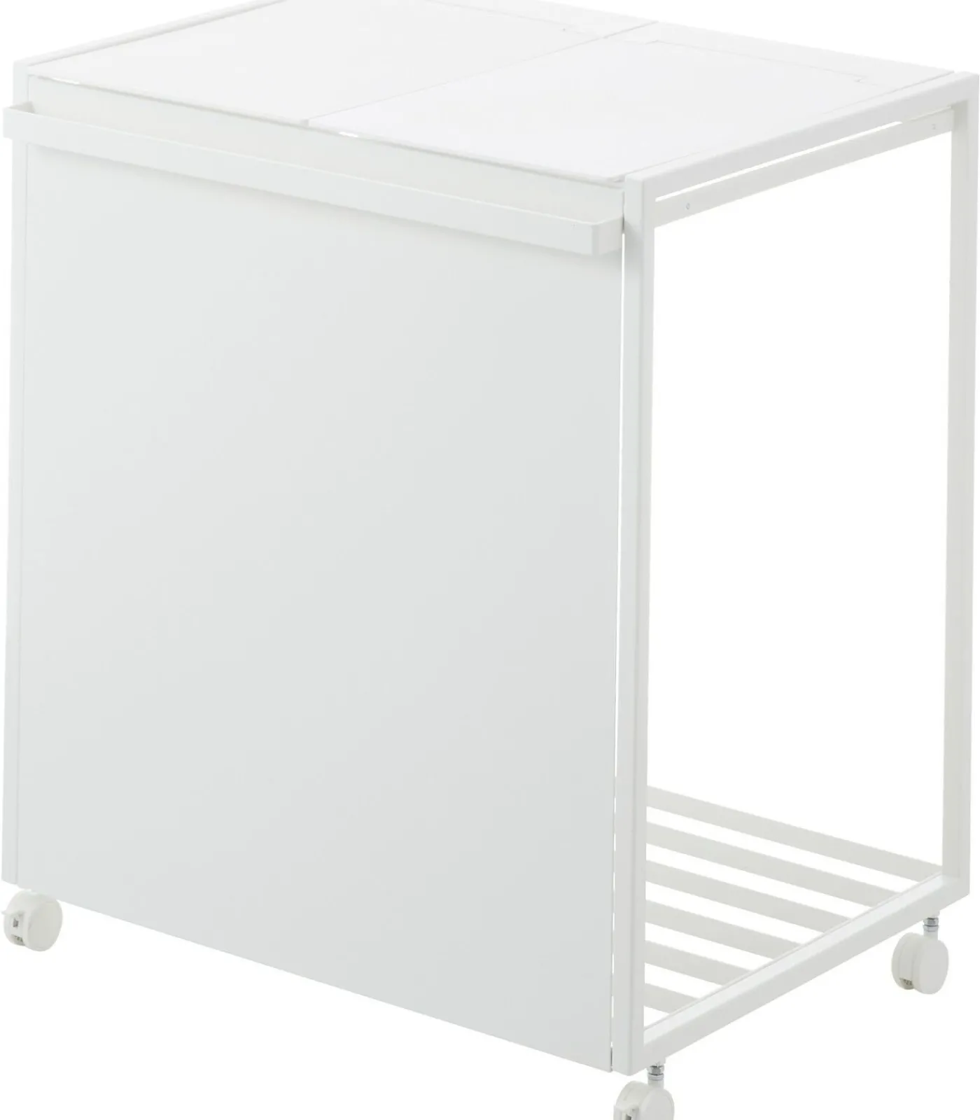 Sale Afvalscheidingsprullenbak met wielen - 2 comp - Tower - Wit Manden En Bakken