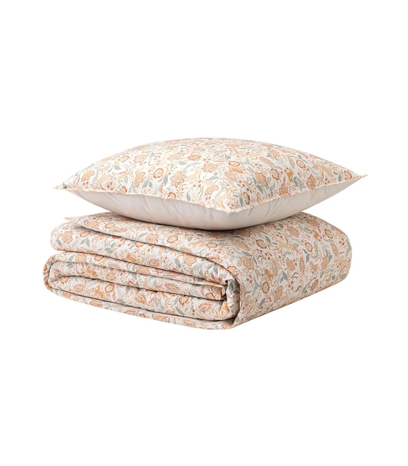 Hot Allure - Bedlinnenset Dekbedovertrek + rechthoekige kussensloop in katoen perkal Dekbedovertrekken