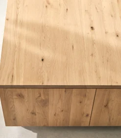 Hot Anoa - Massief eiken vierkante salontafel Tafels