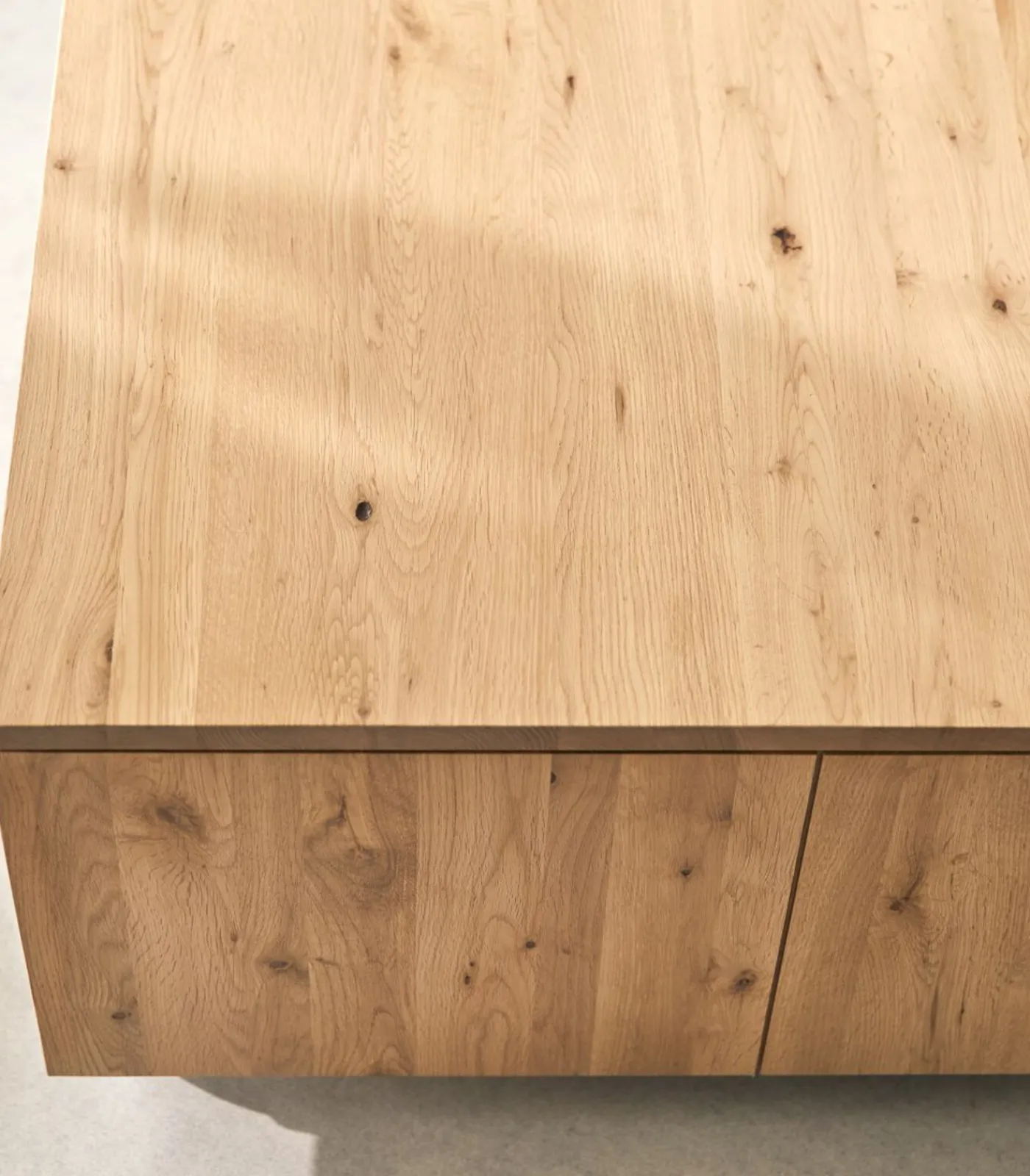 Hot Anoa - Massief eiken vierkante salontafel Tafels