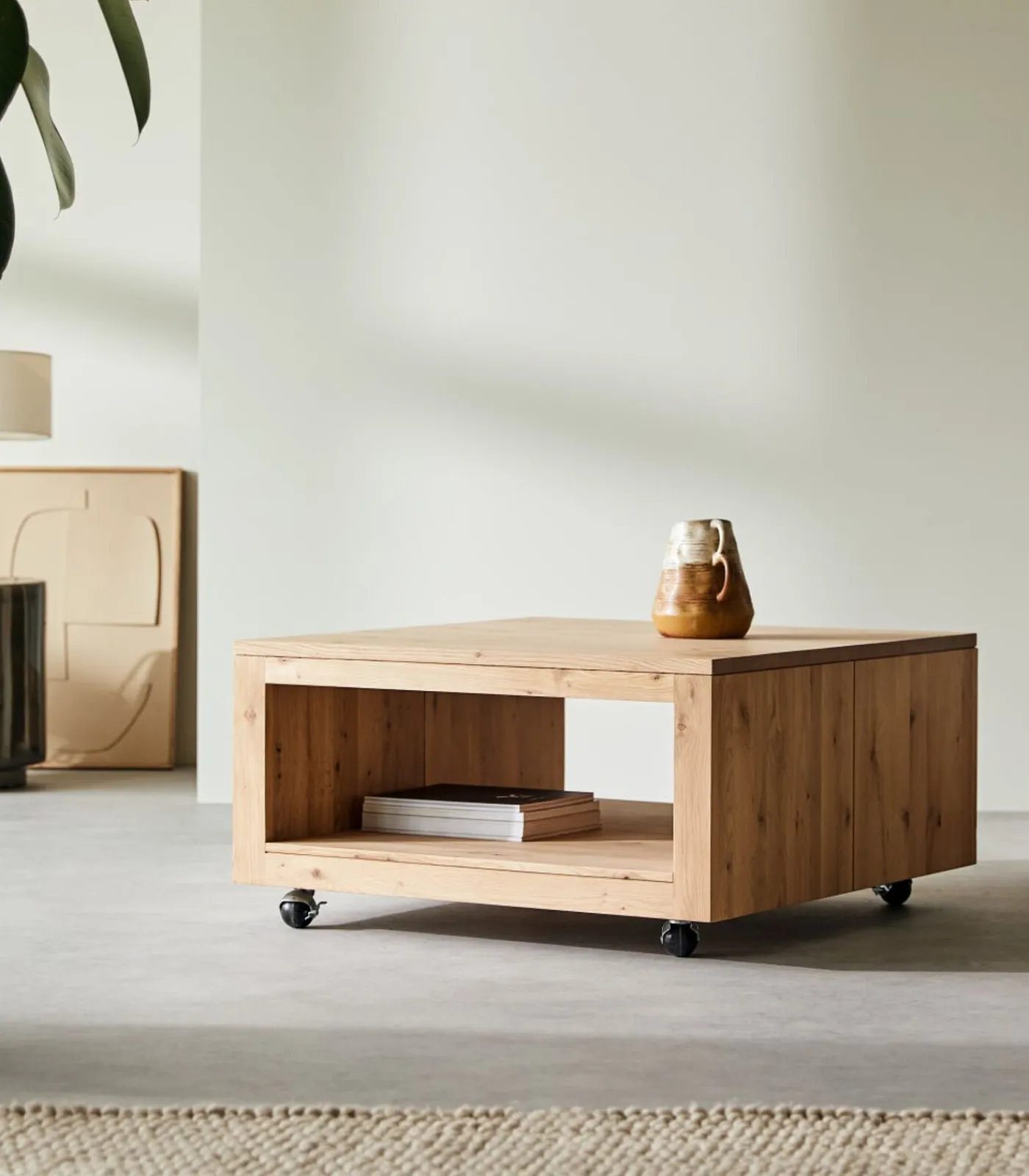 Hot Anoa - Massief eiken vierkante salontafel Tafels