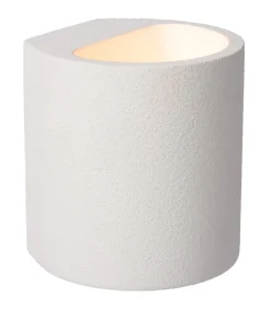 Outlet Antonio - Wandlamp - Wit Gips Muurverlichting