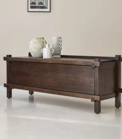 Outlet Arko - Tv-meubel in massief mangohout, 120 cm Meubels