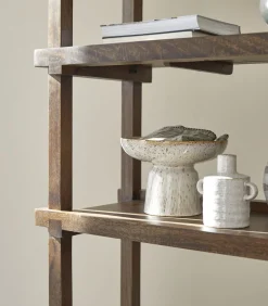 Outlet Arko - Hoge boekenkast in massief mangohout Meubels