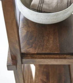 Outlet Arko - Hoge boekenkast in massief mangohout Meubels