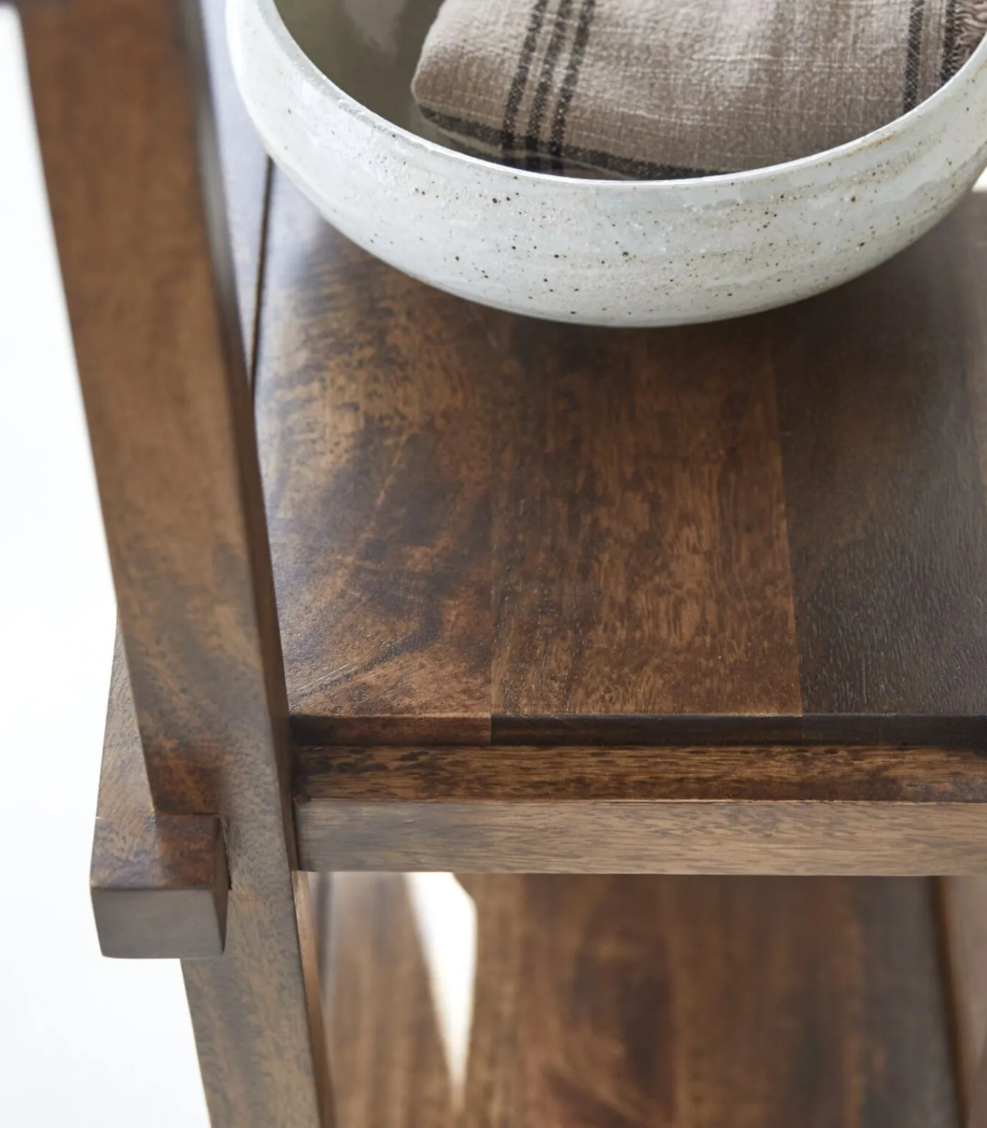 Outlet Arko - Hoge boekenkast in massief mangohout Meubels