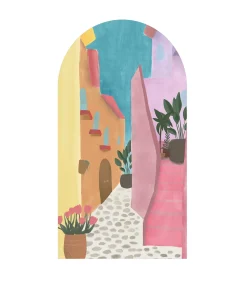 Canvas - Mediterranean Whisper - 100x54 Wanddecoratie