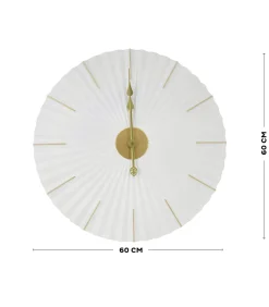 Klok - origami - 60x60 Wanddecoratie
