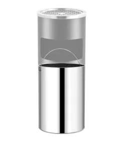 Sale Asbak/prullenbak Hotel 30 L staal zwart Manden En Bakken