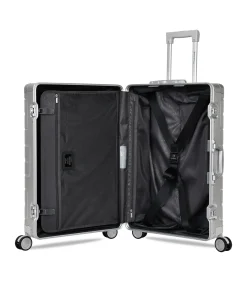 Discount Athens Middelgrote Aluminium Koffer 4 Wielen Trolleys