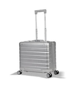 Outlet Athens Pilot Koffer 4 Wielen Zilveren Trolleys