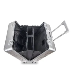 Outlet Athens Pilot Koffer 4 Wielen Zilveren Trolleys