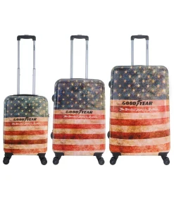 Sale Authentic Reiskofferset cm (S/M/L) 8 wielen Trolleys