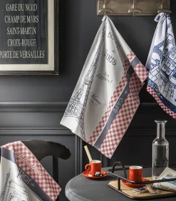 Sale Authentique Bistrot - Tafellinnen Badstof keukenhanddoek Keuken- & Tafellinnen
