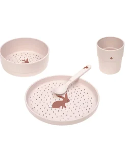 Baby schotel set Little Forest Lapin Bestek