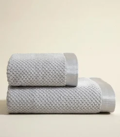 Badhanddoek Atentiva 85x150 cm Donkergrijs Handdoeken