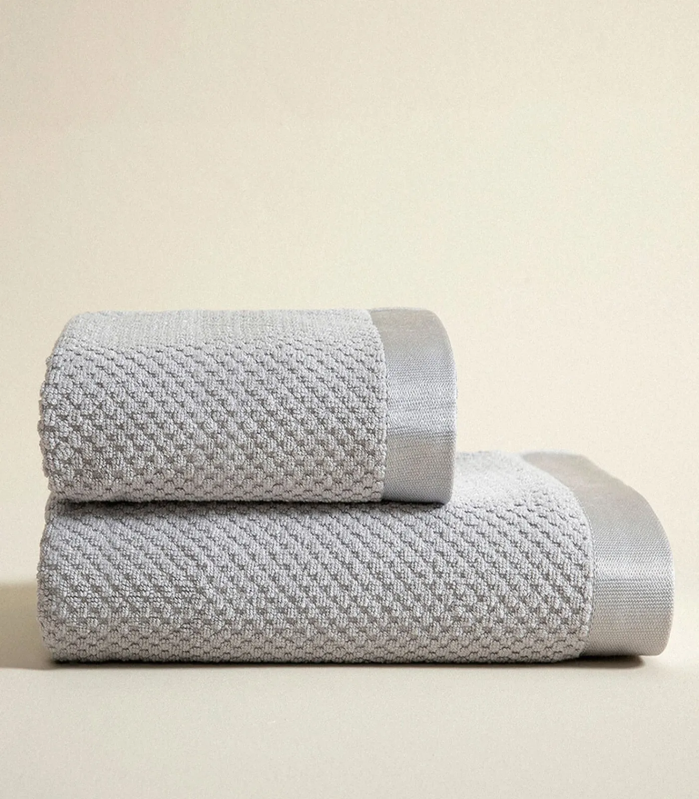 Badhanddoek Atentiva 85x150 cm Donkergrijs Handdoeken