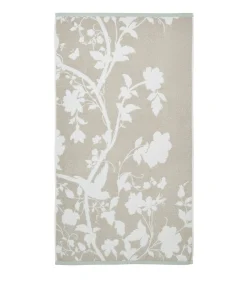 Badhanddoek Oriental Garden Dove Grey Handdoeken