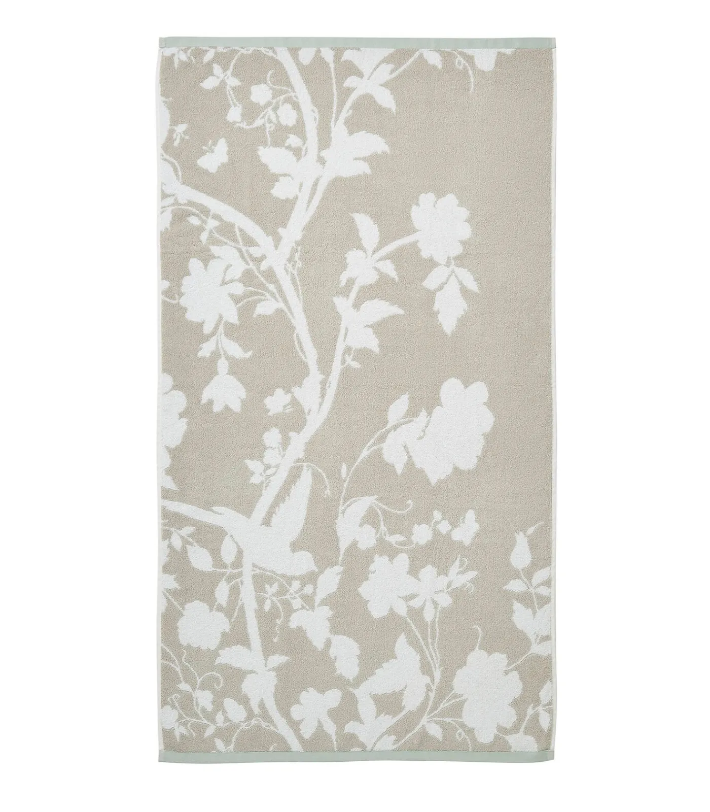 Badhanddoek Oriental Garden Dove Grey Handdoeken