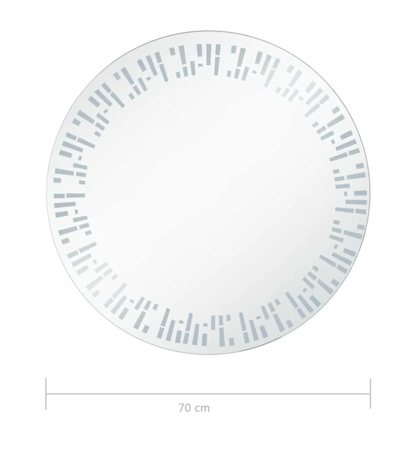 Badkamerspiegel LED 70 cm Spiegels