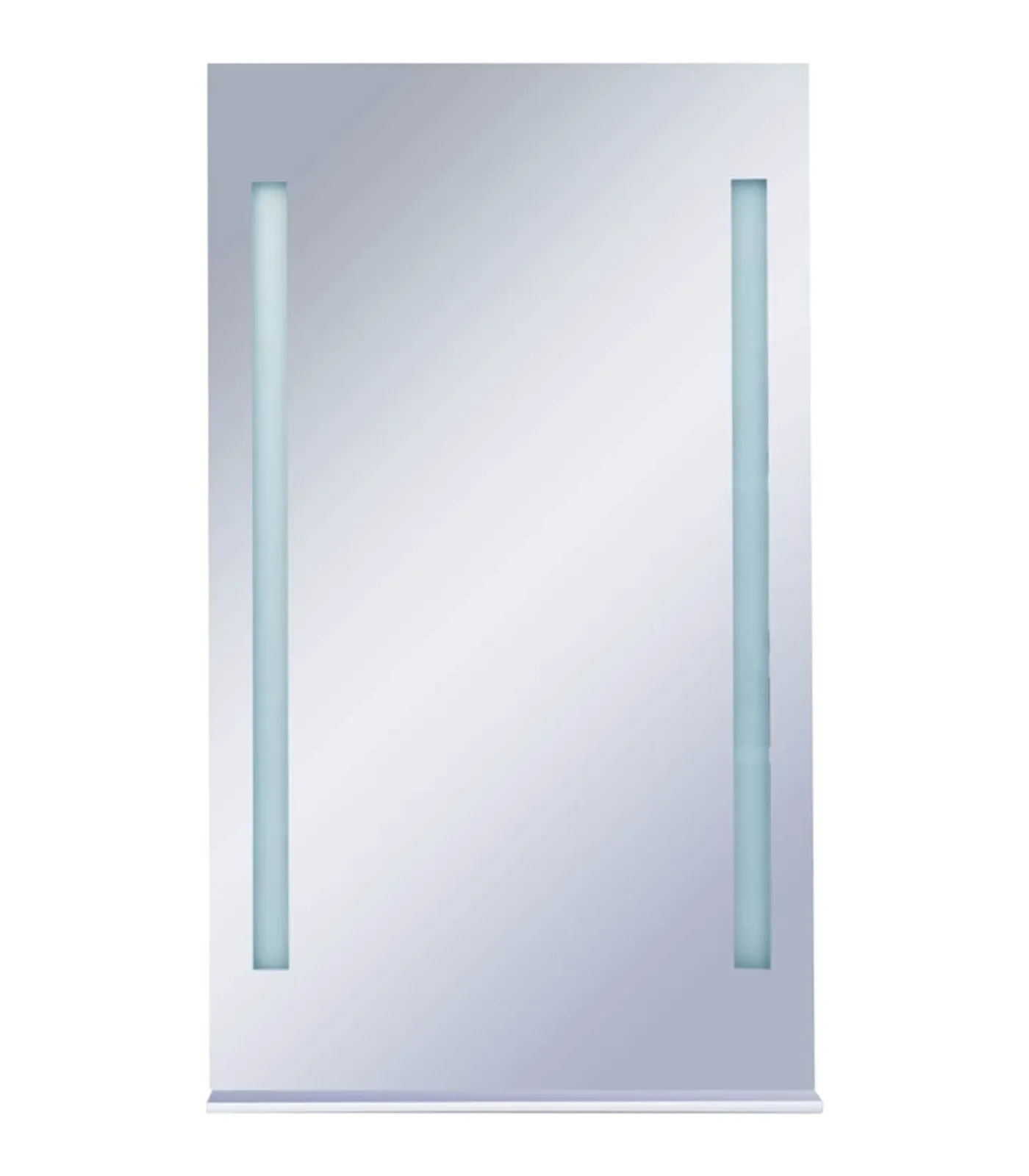 Discount Badkamerspiegel LED met schap 60x100 cm Spiegels