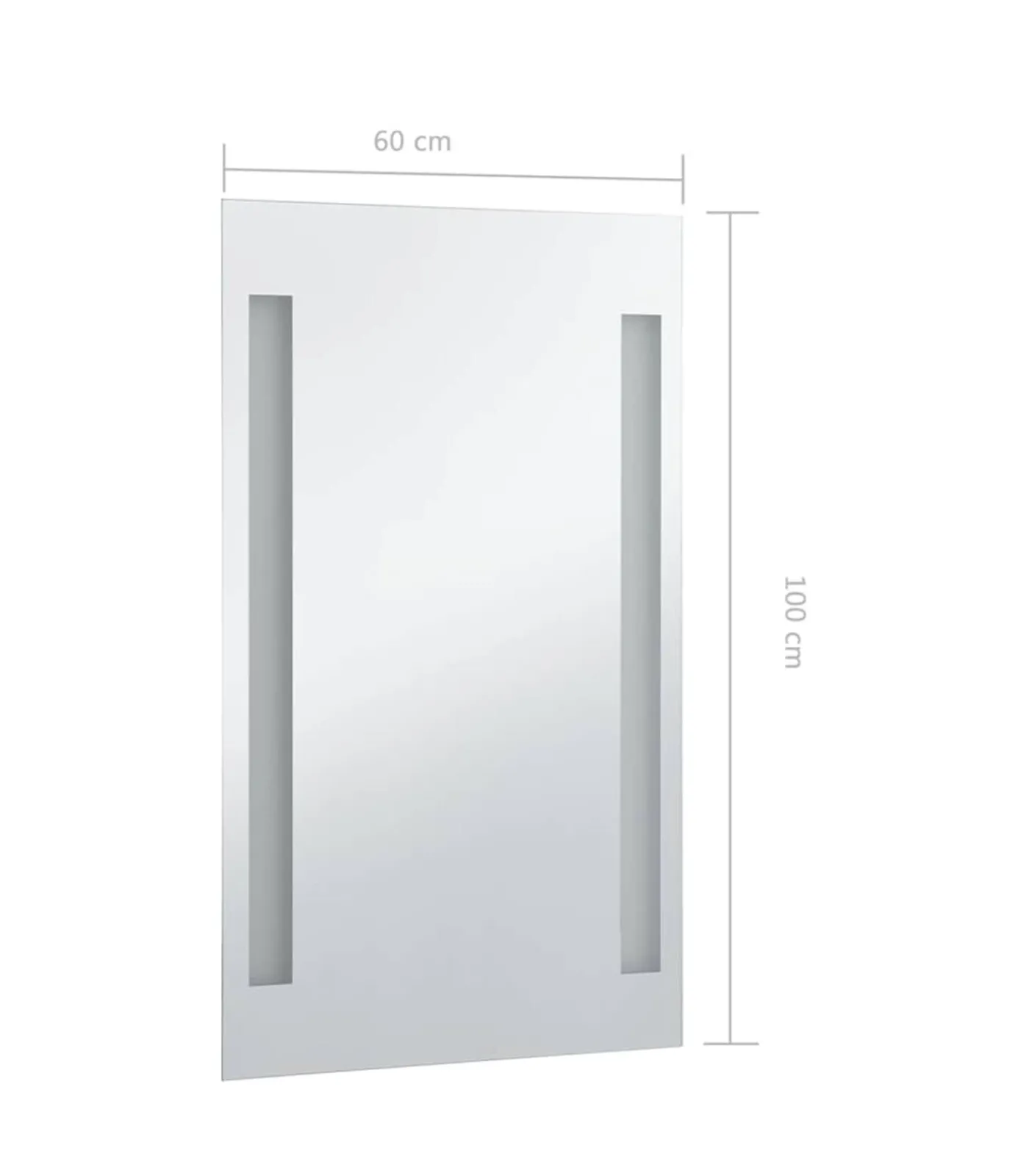 Sale Badkamerspiegel LED 60x100 cm Spiegels