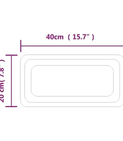 Outlet Badkamerspiegel LED 40x20 cm Spiegels