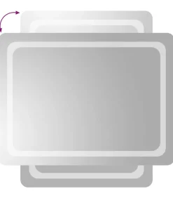 New Badkamerspiegel LED 60x80 cm Spiegels