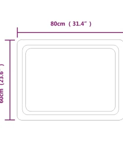 New Badkamerspiegel LED 60x80 cm Spiegels
