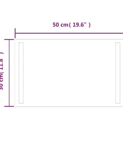 Hot Badkamerspiegel LED 30x50 cm Spiegels
