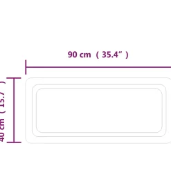 New Badkamerspiegel LED 90x40 cm Spiegels
