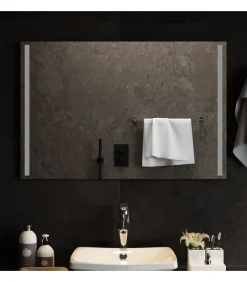 Discount Badkamerspiegel LED 90x60 cm Spiegels