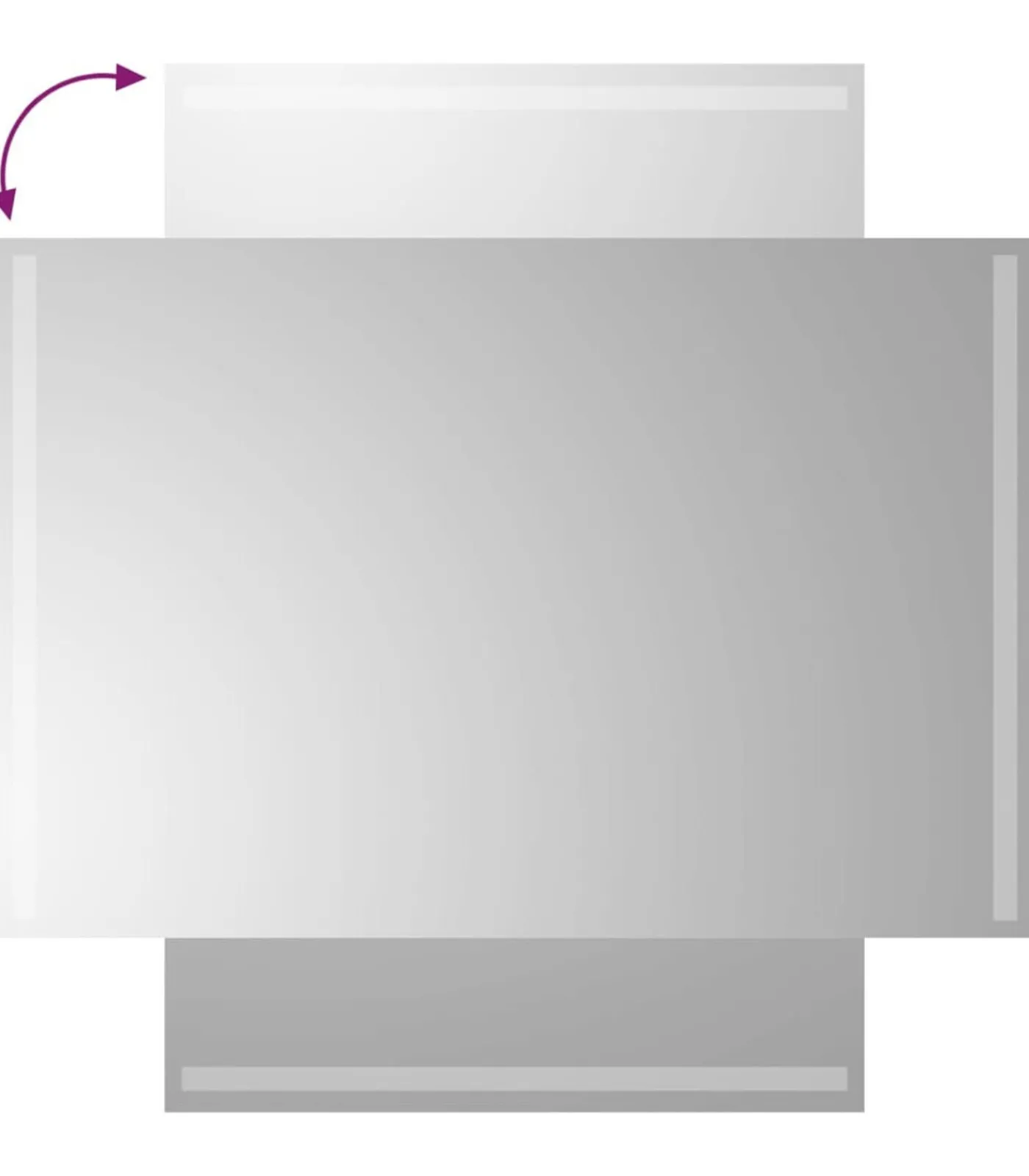 Outlet Badkamerspiegel LED 60x90 cm Spiegels