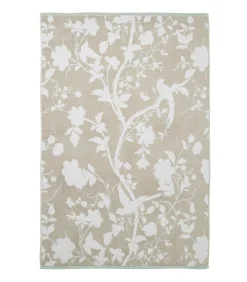 Outlet Badlaken Oriental Garden Dove Grey Handdoeken