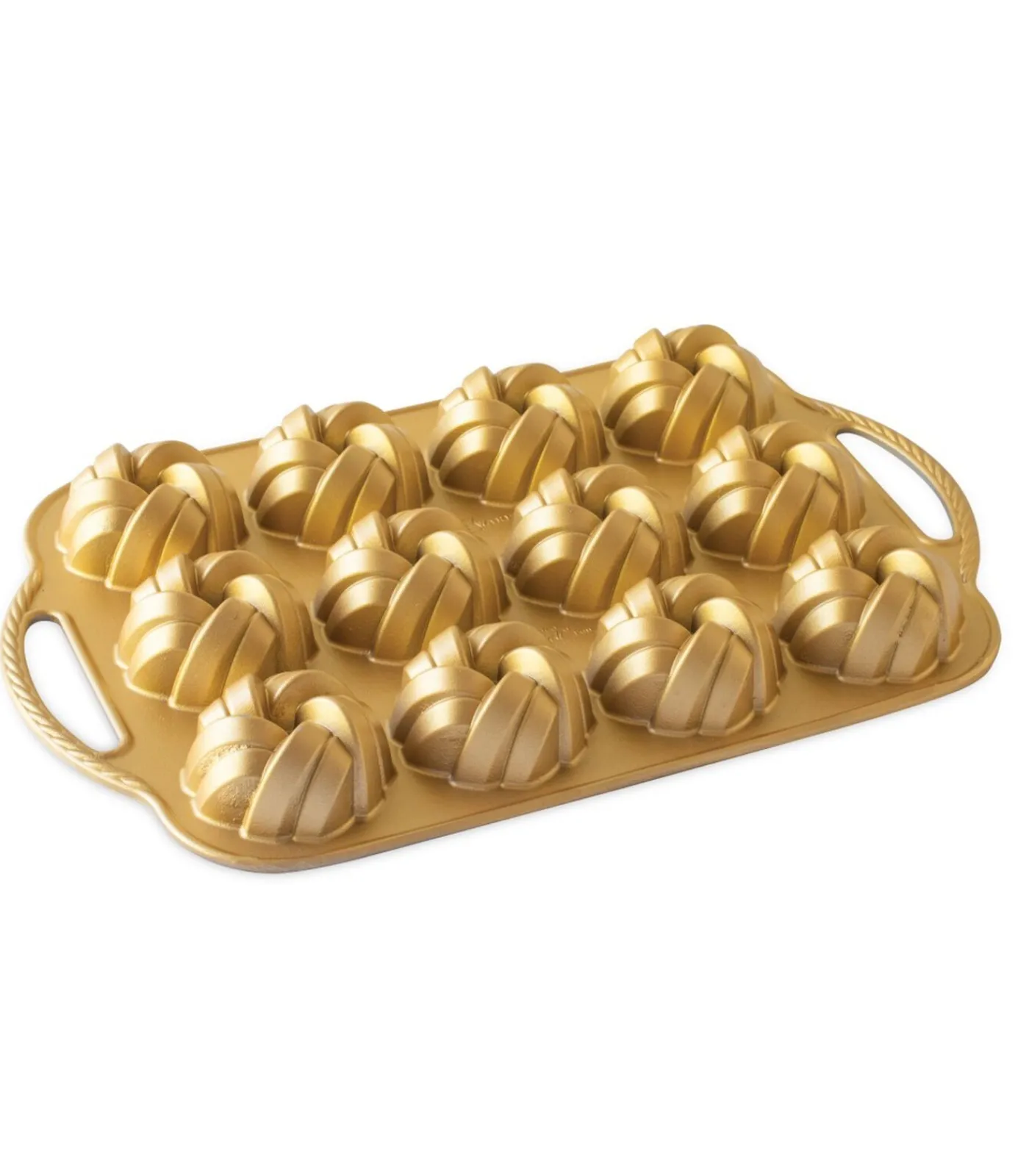 Discount Bakvorm Braided Bundtette Goud - 12 stuks Bakken