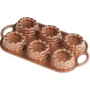 New Bakvorm Shortcake Basket Bundt Koper - 6 stuks Bakken