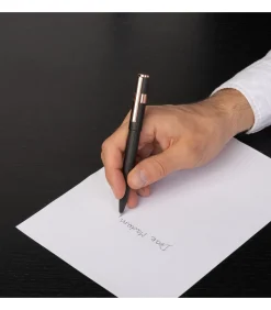 New Balpen Gear Pinstripe Black / Rosegold Pennen & Potloden