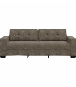 Clearance Bank met kussen Donkergrijs Kunstleer Zetels