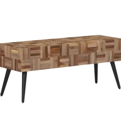 Discount Bankje 110x35x45 cm massief gerecycled teakhout Tafels