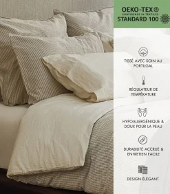 Online BARCELONA Hoeslaken. Jacquard Katoen Hoeslakens