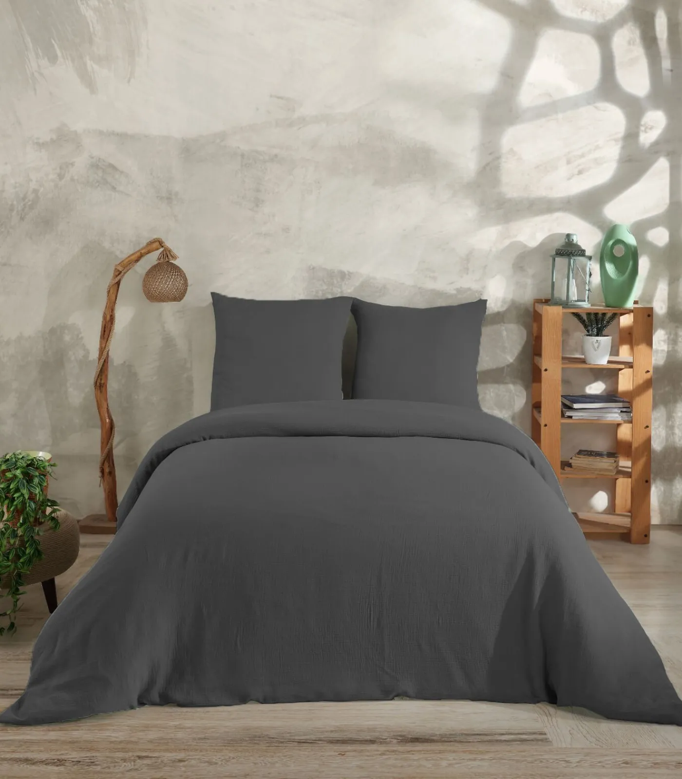 New Beddengoed 200x200 cm in katoen gaas mousseline Dekbedovertrekken