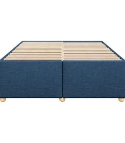 Hot Bedframe zonder matras stof blauw 140x200 cm Bedden